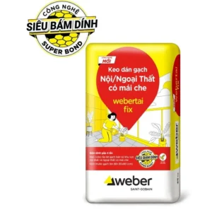Keo dán gạch Weber TAIFIX nội/ngoại thất có mái che
