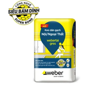 Keo dán gạch Weber TAIGRES Hồ Bơi-Ngoại Thất  chắc bền đẹp